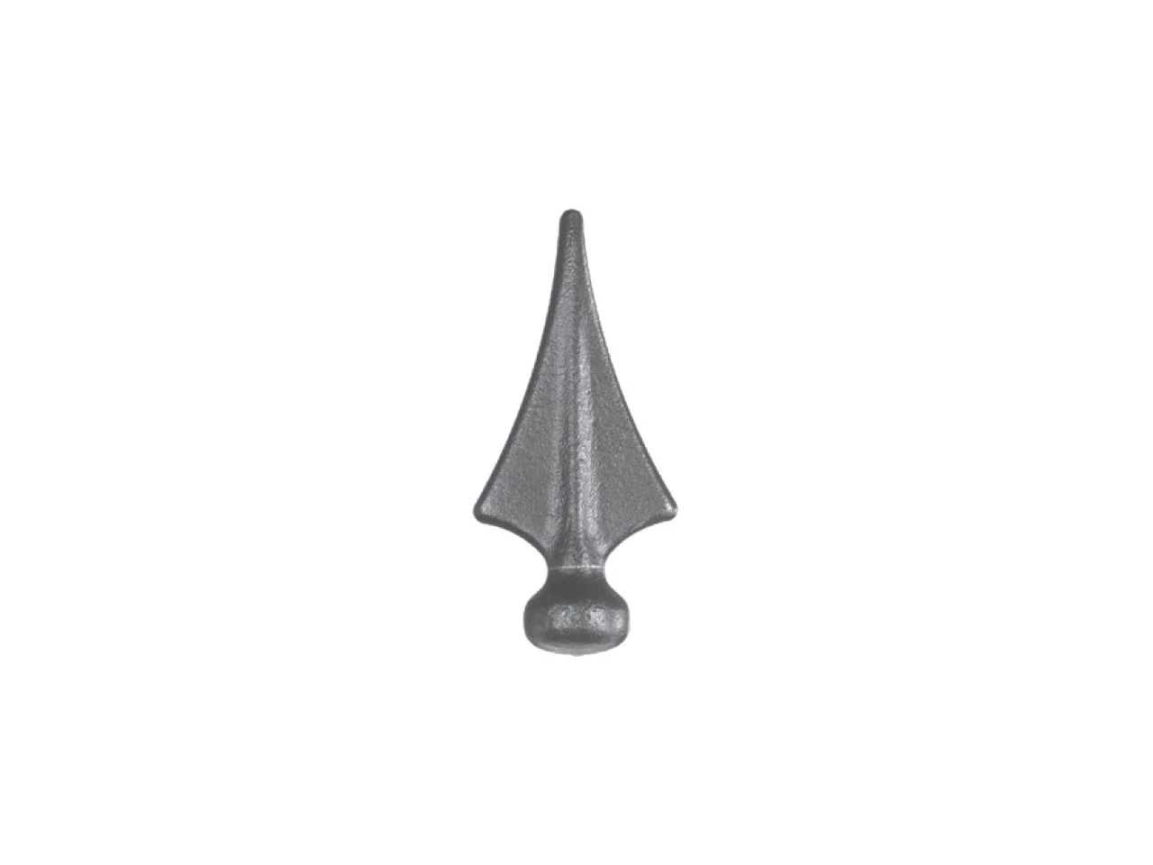 Stalowy grot kuty szpic 125 mm fi 32 mm