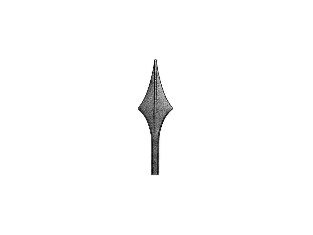 Stalowy grot kuty 180 mm fi 14mm