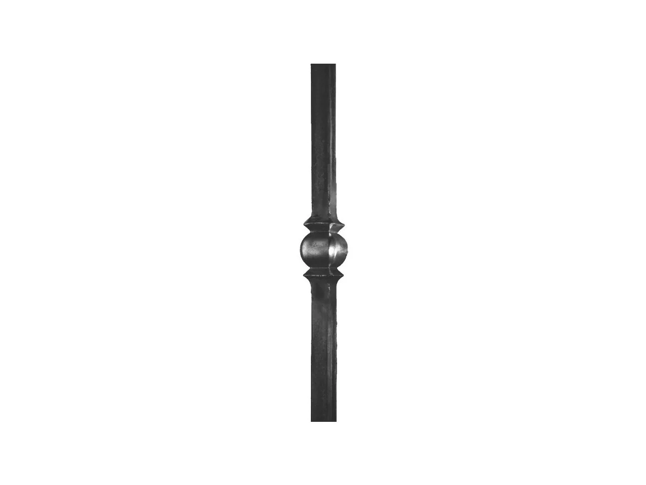 Słup balustradowy stalowy 30x30mm