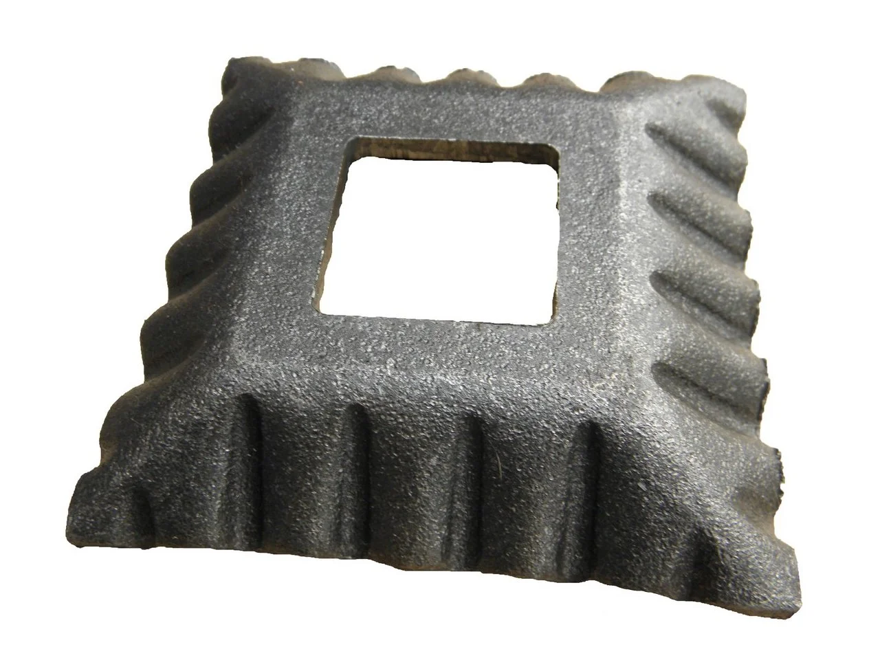 Maskownica metalowa 80x80mm otwór 40x20 mm
