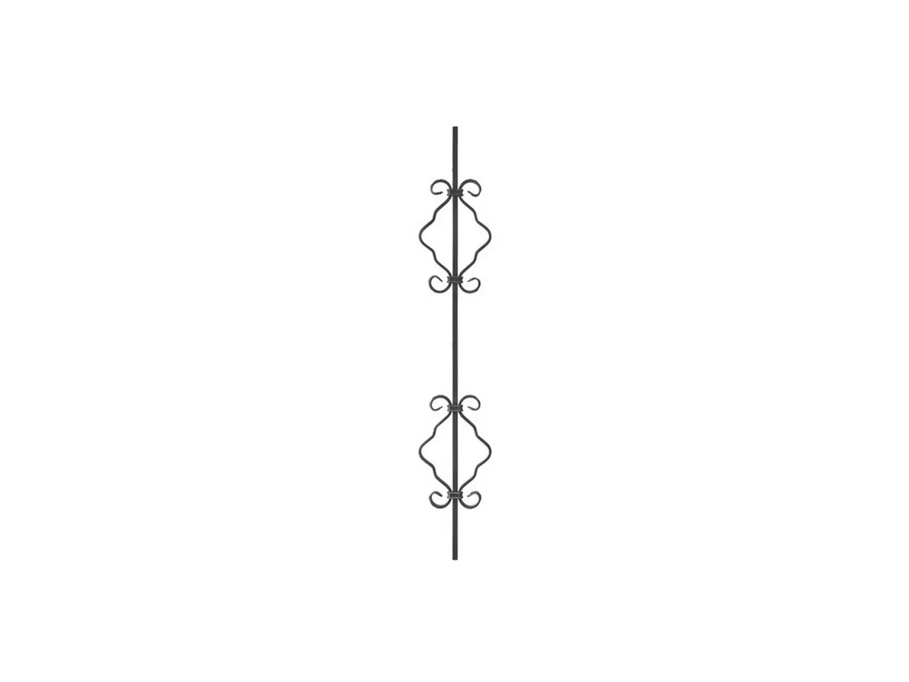 Tralka prosta gładka hiszpany 12x12 mm 950 mm