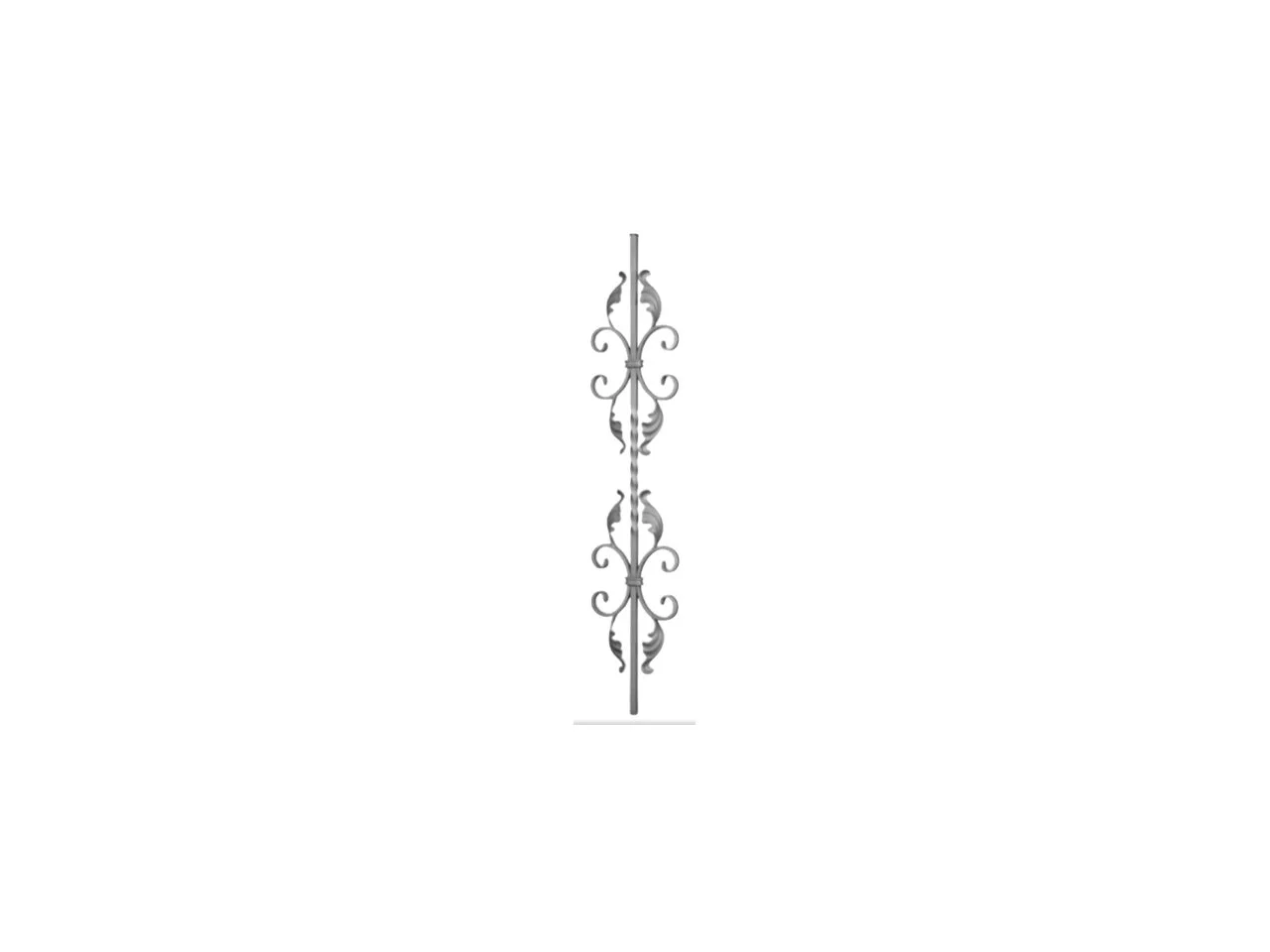 Tralka prosta ozdobna 12x12 mm 950 mm