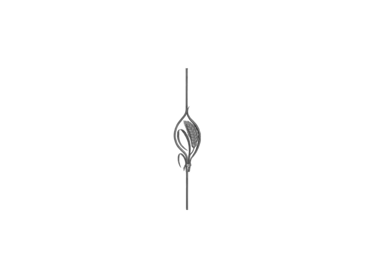 Tralka Prosta Ozdobna Kłos 950x195 mm