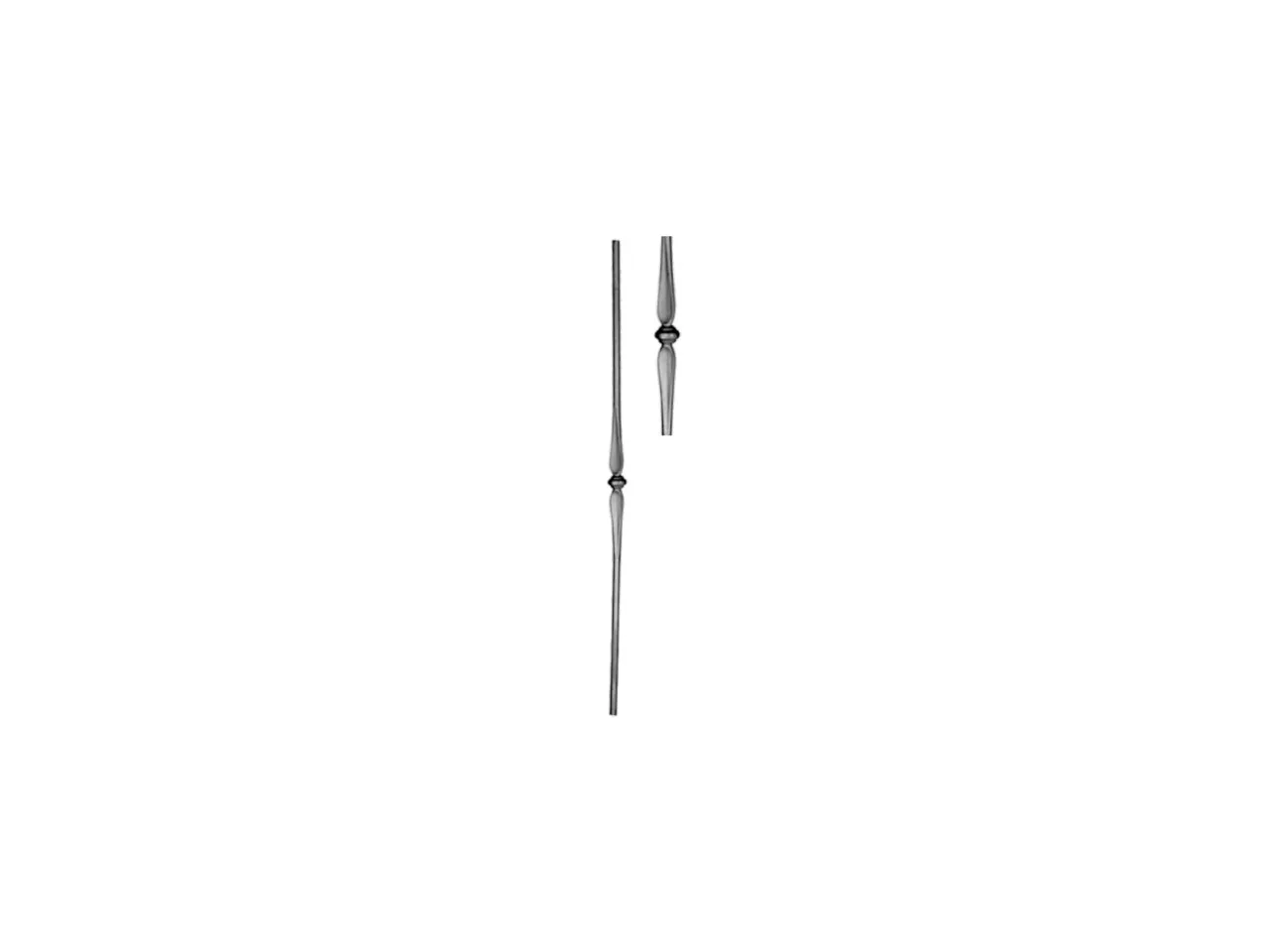 Tralka prosta do balustrady fi 14 mm 1000 mm