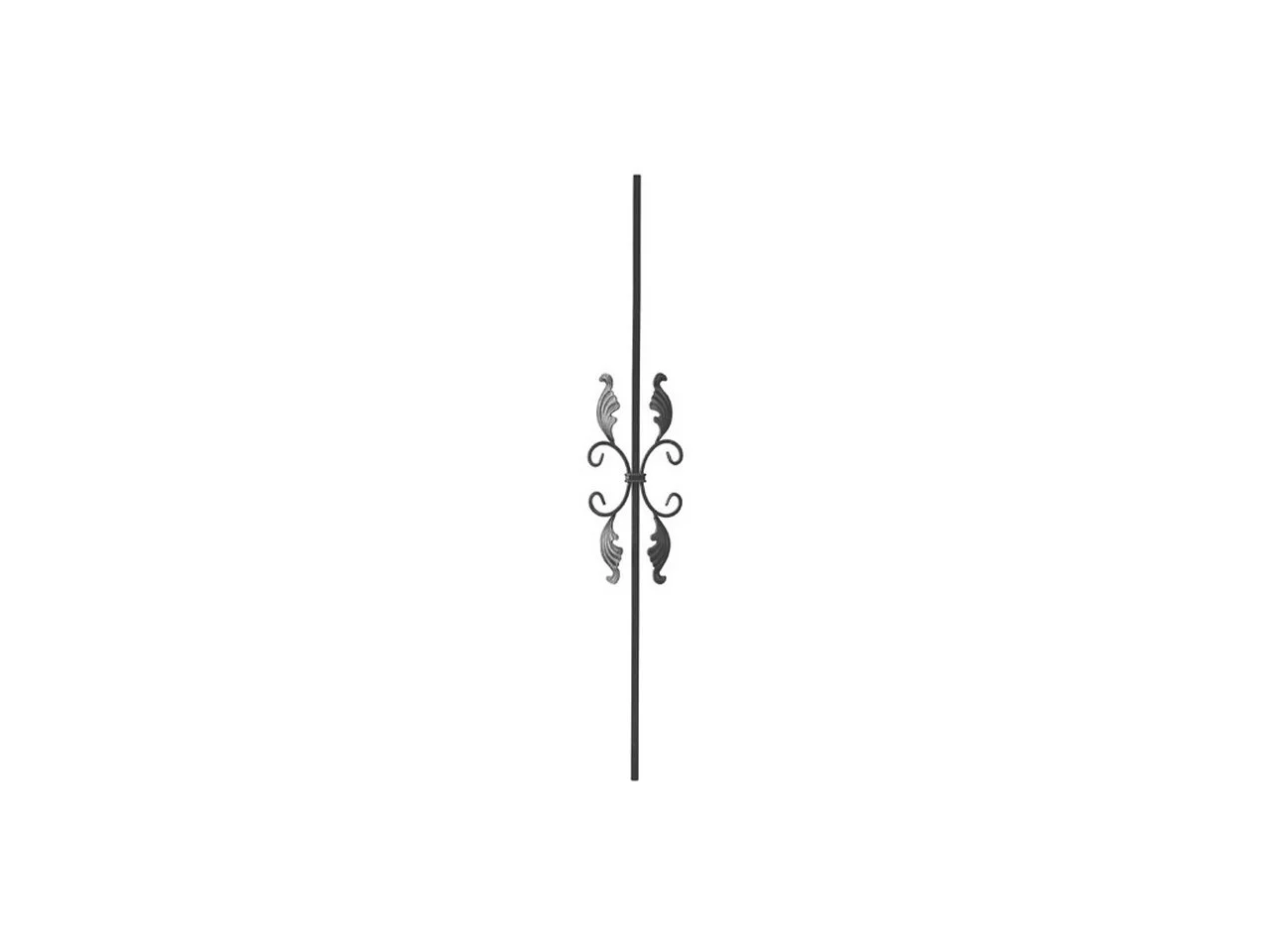 Tralka prosta ozdobna gładka 12x12 mm 950 mm