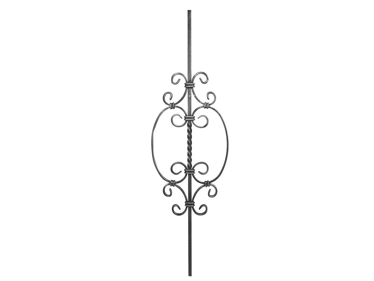 Tralka prosta skręcana ceski balustrada 12x12 mm