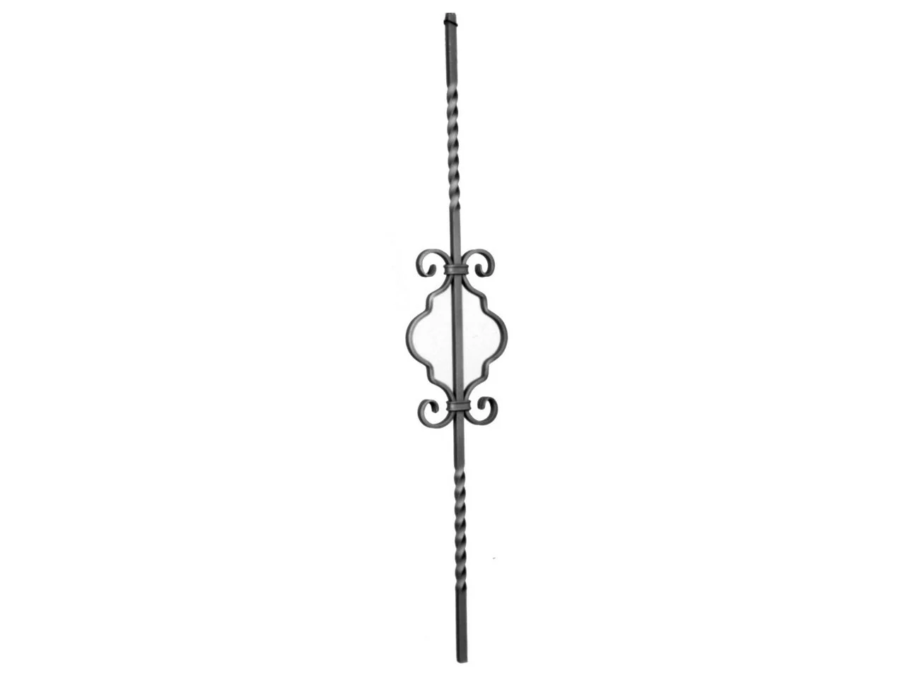 Tralka Prosta Ozdobna Skręcana Hiszpan 12x12 mm