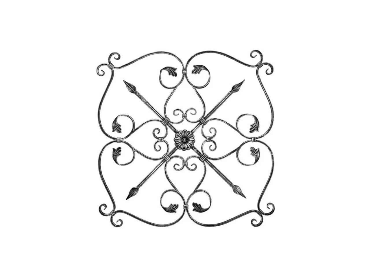 Rozeta Kuta Ornament Stalowy