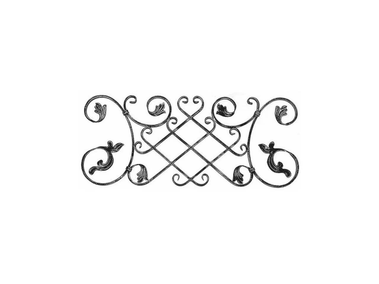 Rozeta Kuta Ornament Stalowy 880x370 mm