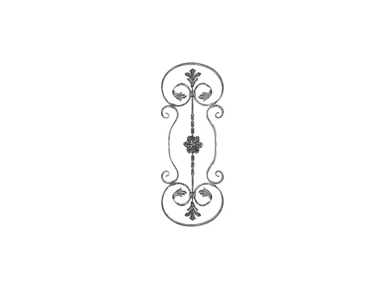 Rozeta Kuta Ornament Stalowy