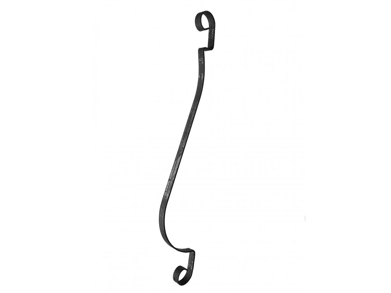 Tralka kuta gięta płaskownik gładka 25x3 mm 800x135 mm
