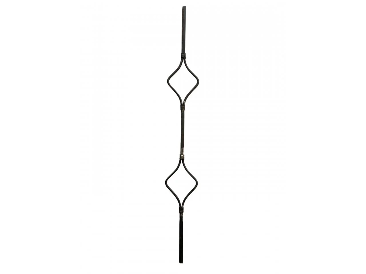 Tralka kuta ozdobna romb podwójny 12x12 mm 950x100 mm
