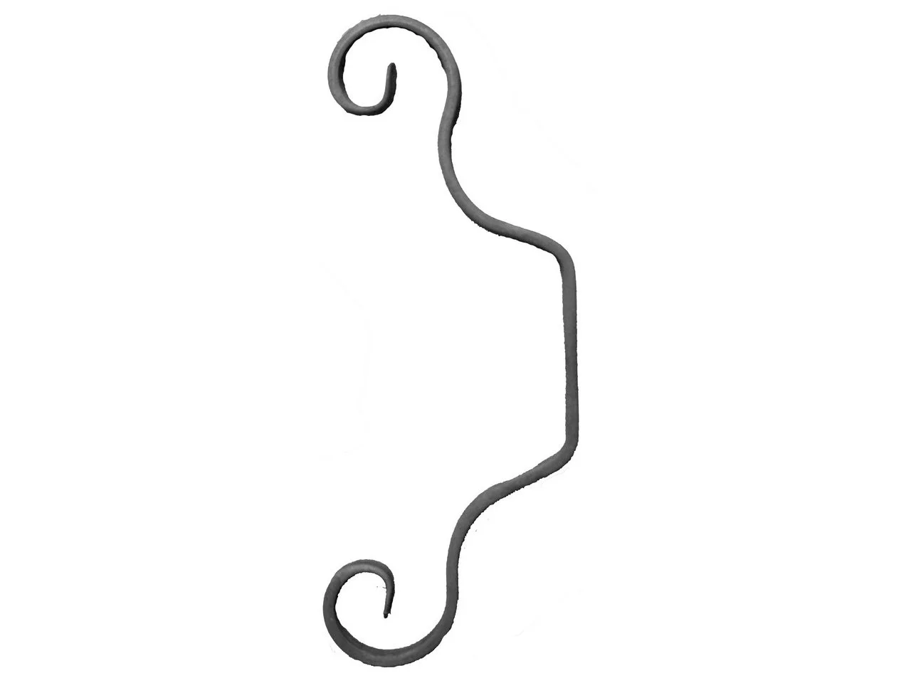 Element kuty skrętny 12X6 mm