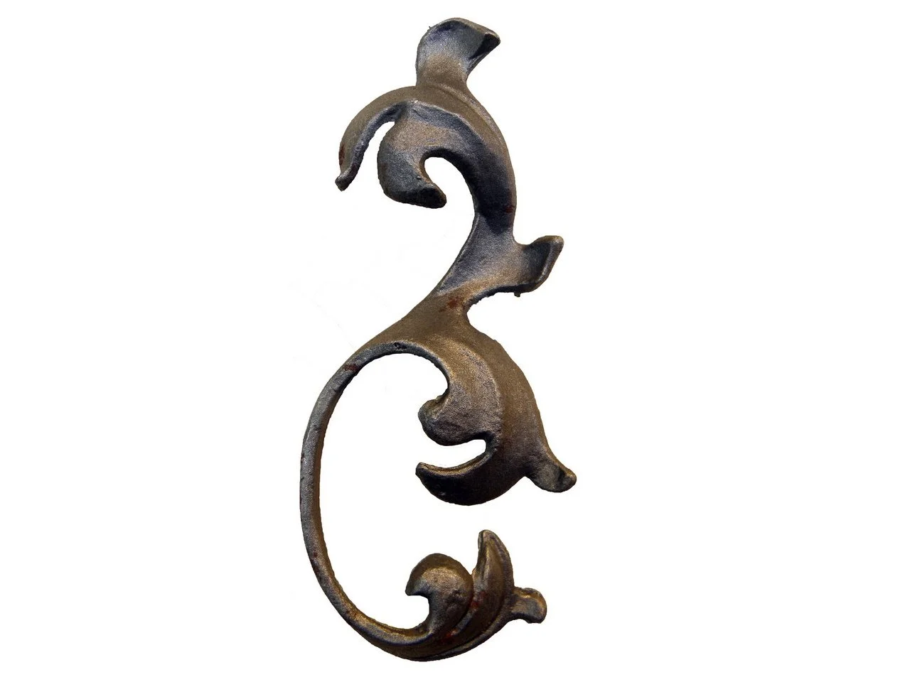 Stalowy kuty liść staliwo 180x85 mm