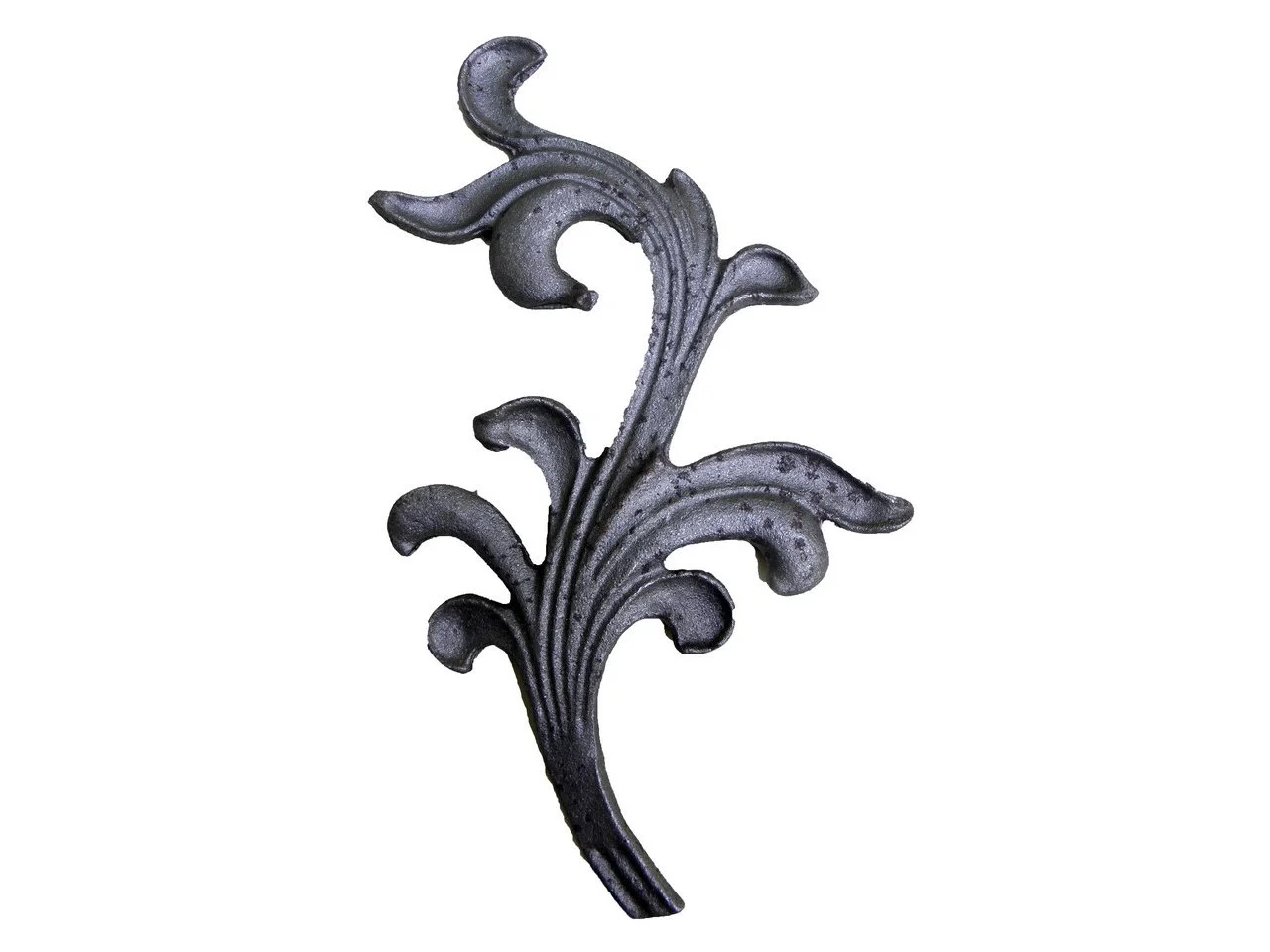 Stalowy kuty liść staliwo 230x130 mm