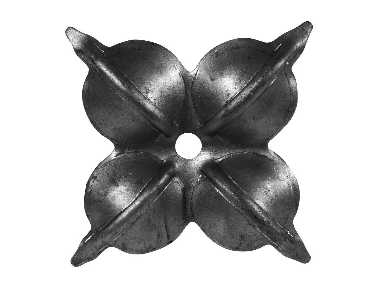 Stalowy kuty kwiatek 110x110 mm