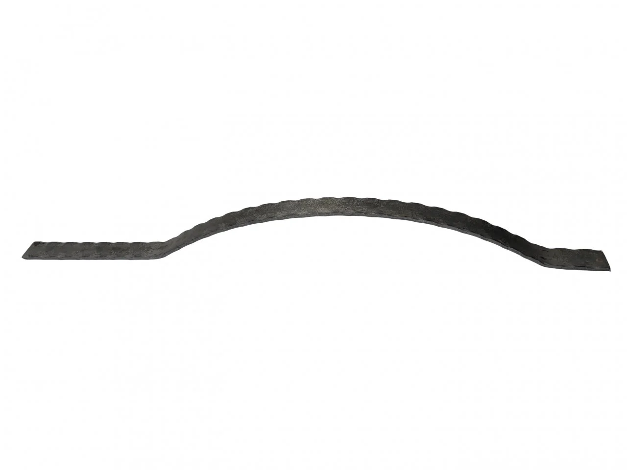 Wyrób kuty: Kuta tralka balustradowa gięta grawerowana 40x6 mm 950x110 mm