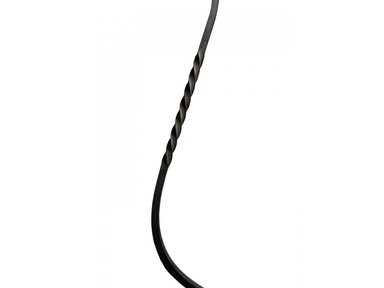 Wyrób kuty: Kuta tralka balustradowa gięta skręcana 12x12 mm 790x135 mm