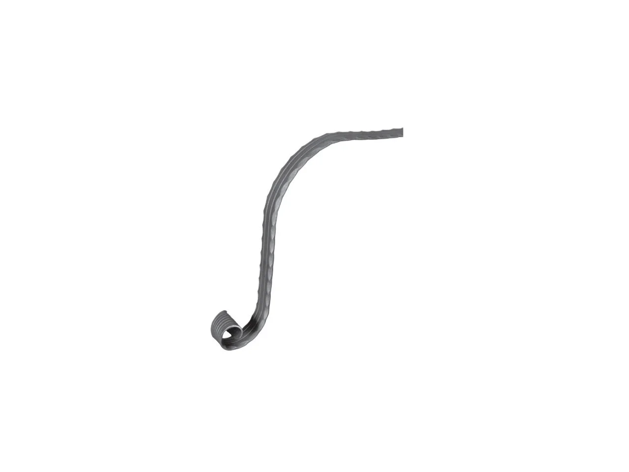 Wyrób kuty: Kuty pochwyt poręczowy ozdobny do balustrad 40x8 mm 600 mm