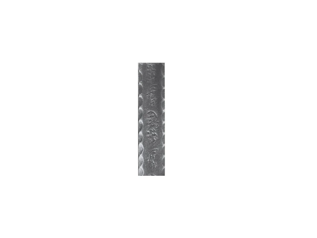 Wyrób kuty: Kuty pochwyt poręczowy stalowy ozdobny 40x8 mm 3000 mm