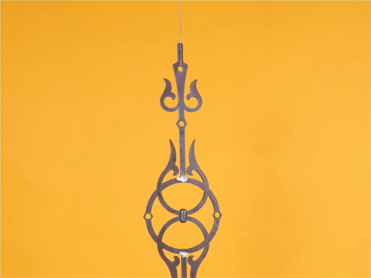Wyrób kuty: Metalowa sztacheta ozdobna do balustrady schodów i balkonów 21 cm 950 mm