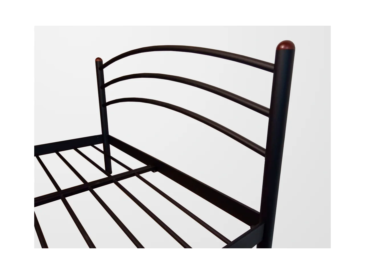 Wyrób kuty: Rama łóżka stalowego kuta, 160x200 cm, styl minimalistyczno-industrialny