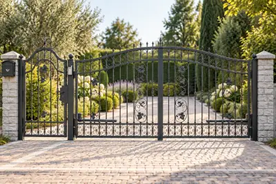 Kuta Brama Wjazdowa Dwuskrzydłowa Klasyczna Ornamentalna
