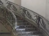 Wyrób kuty: Ekskluzywna Kuta Balustrada Schodowa Art Nouveau