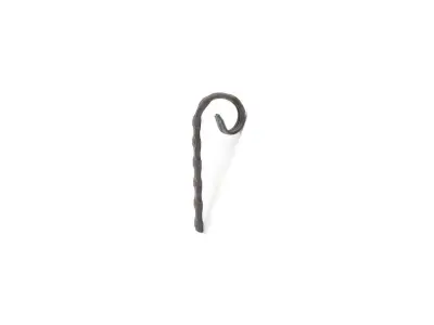 Wyrób kuty: Fakturowany element kuty ozdobny 160x50 mm 12x6 mm