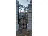 Wyrób kuty: Klasyczna Kuta Brama Wjazdowa z Ornamentyką Roślinną