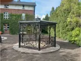 Wyrób kuty: Kuta Altana Ogrodowa Heksagonalna w Stylu Klasycznym z Podświetleniem LED