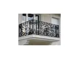 Wyrób kuty: Kuta Balustrada Balkonowa w Stylu Ornamentalnym Rococo