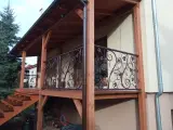 Wyrób kuty: Kuta Balustrada Balkonowa z Ornamentyką Winorośli