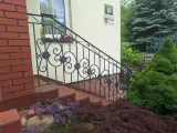 Wyrób kuty: Kuta Balustrada Ornamentalna z Elementami Floralnymi
