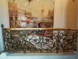 Wyrób kuty: Kuta Balustrada Secesyjna z Ornamentyką Roślinną