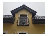 Wyrób kuty: Kuta Balustrada Zewnętrzna Klasyczna z Ornamentyką