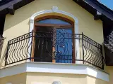 Wyrób kuty: Kuta Balustrada Zewnętrzna Klasyczna z Ornamentyką