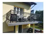 Wyrób kuty: Kuta Balustrada Zewnętrzna z Ornamentyką Klasyczną i Motywami Winorośli