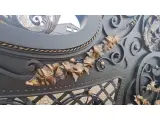 Wyrób kuty: Kuta Brama Wjazdowa Dwuskrzydłowa z Ornamentyką Roślinną