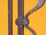 Wyrób kuty: Kuta sztacheta ozdobna do balustrady schodów i tarasów 24,5 cm 950 mm