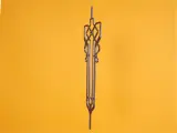 Wyrób kuty: Kuta sztacheta ozdobna do balustrady schodów i tarasów 24,5 cm 950 mm