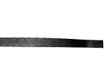 Wyrób kuty: Kuta tralka balustradowa gięta grawerowana 40x6 mm 950x110 mm