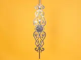 Wyrób kuty: Kuta tralka balustradowa ozdobna ze stali wycinana laserowo 20 cm 950 mm