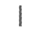 Wyrób kuty: Kuta tralka balustradowa z płaskownika grawerowanego 950x135 mm 30x5 mm