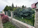 Wyrób kuty: Kute Ogrodzenie Posesyjne z Ornamentyką Klasyczną