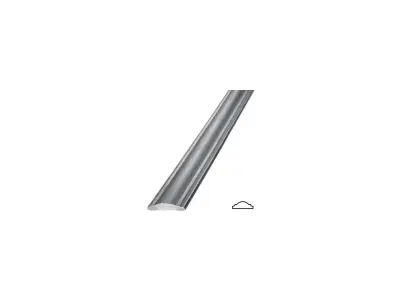 Wyrób kuty: Kuty pochwyt poręczowy ozdobny do balustrad 40x12 mm 3000 mm