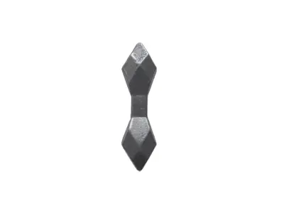 Wyrób kuty: Maskownica metalowa do balustrad i ogrodzeń bez otworu 135x35 mm