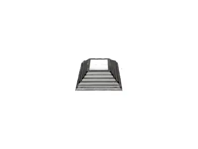 Wyrób kuty: Metalowa maskownica słupa balustradowego 80x80 mm otwór 40x40 mm