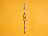 Wyrób kuty: Metalowa sztacheta ozdobna do balustrady schodów i balkonów 21 cm 950 mm