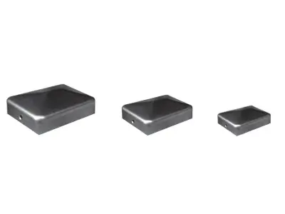 Wyrób kuty: Metalowy daszek na słupek ogrodzeniowy prostokątny 60x40 mm H20 mm